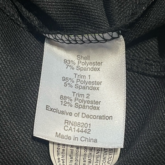 Rare Style MPG Active Black Collared V-Neck Zip Up Workout Jacket Pockets - Picture 14 of 16